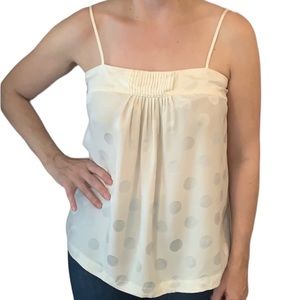 ☀️3 for $15☀️Polkadot silk Cami blouse